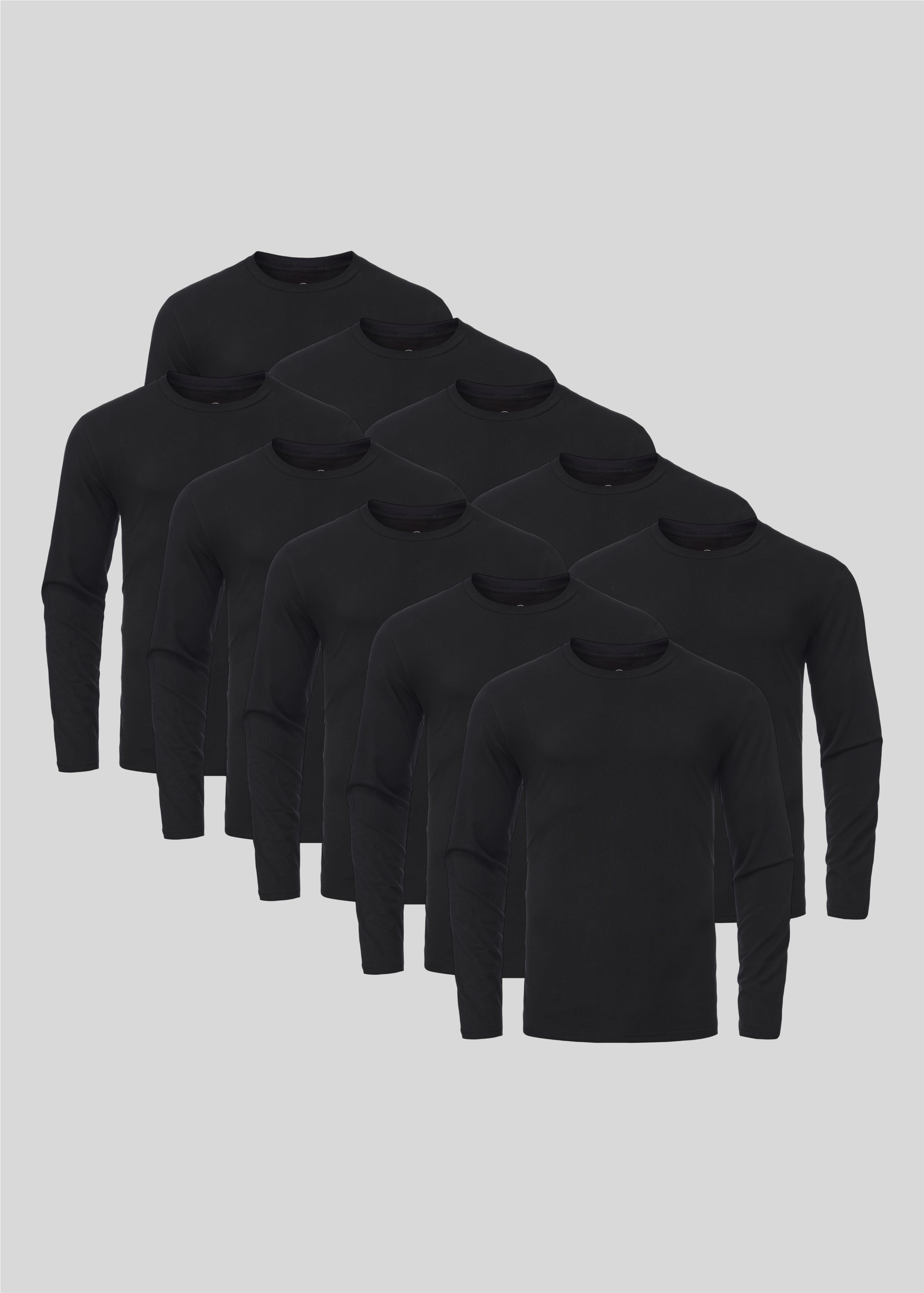 Black Long Sleeves 10-pack