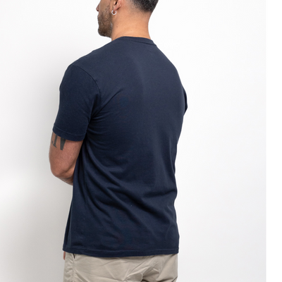 Maglietta Blu Navy Girocollo