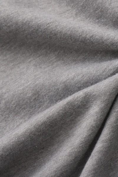 Melange Gray Crew Neck