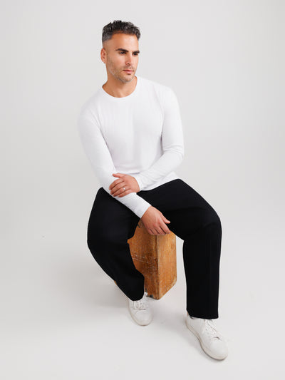 White Long Sleeve 3-pack