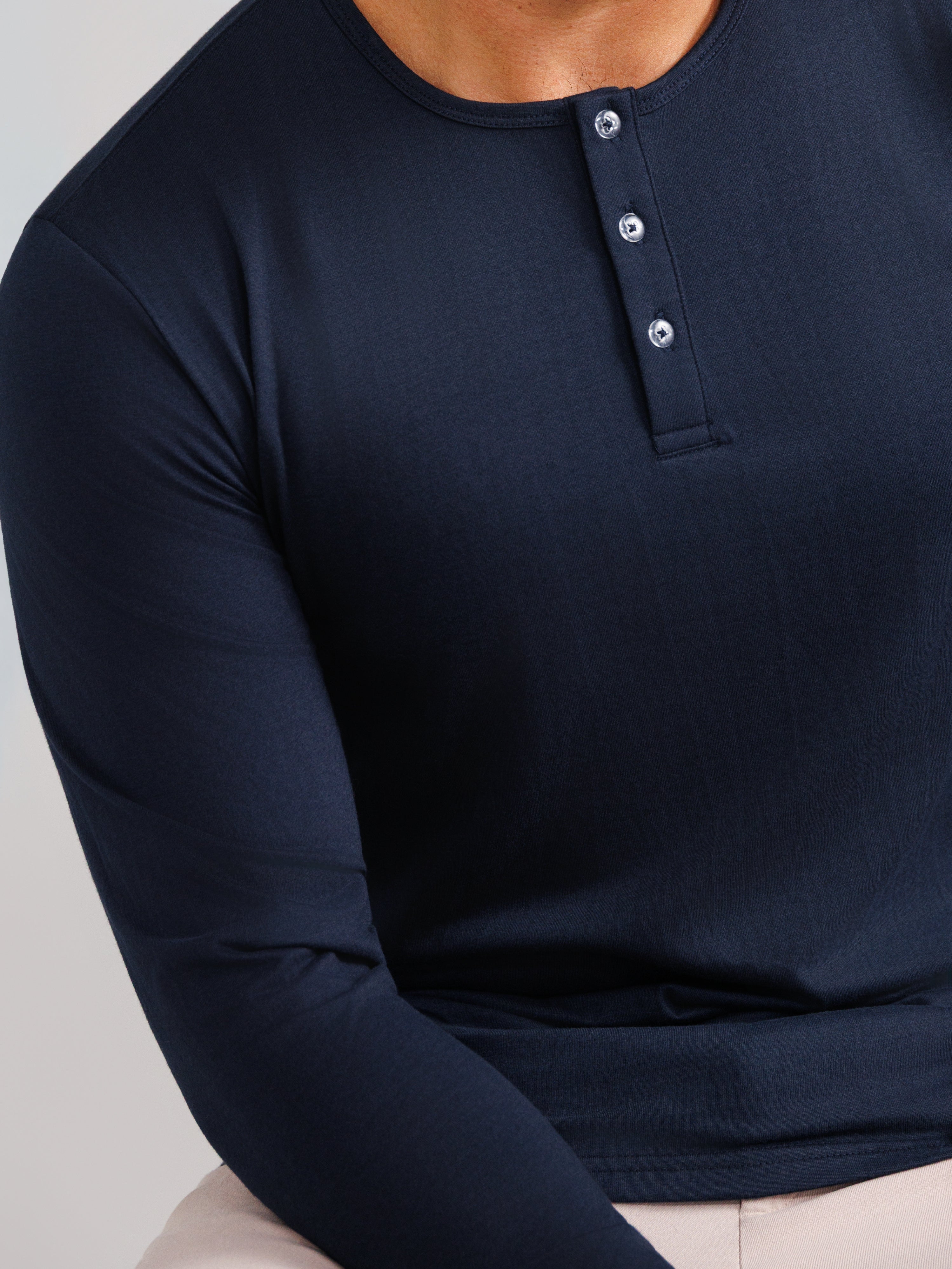 Navy Henley
