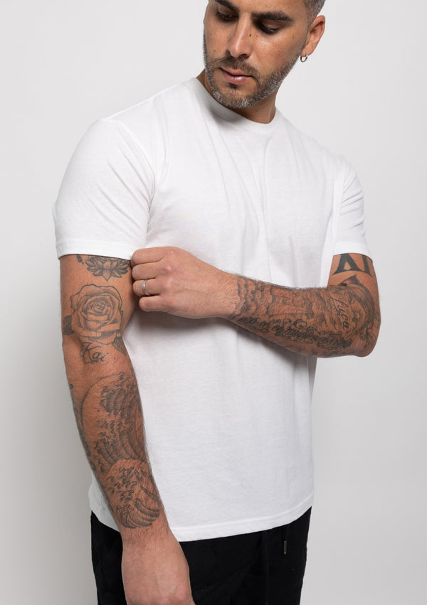 Pacco 6 Magliette Tutte Bianche