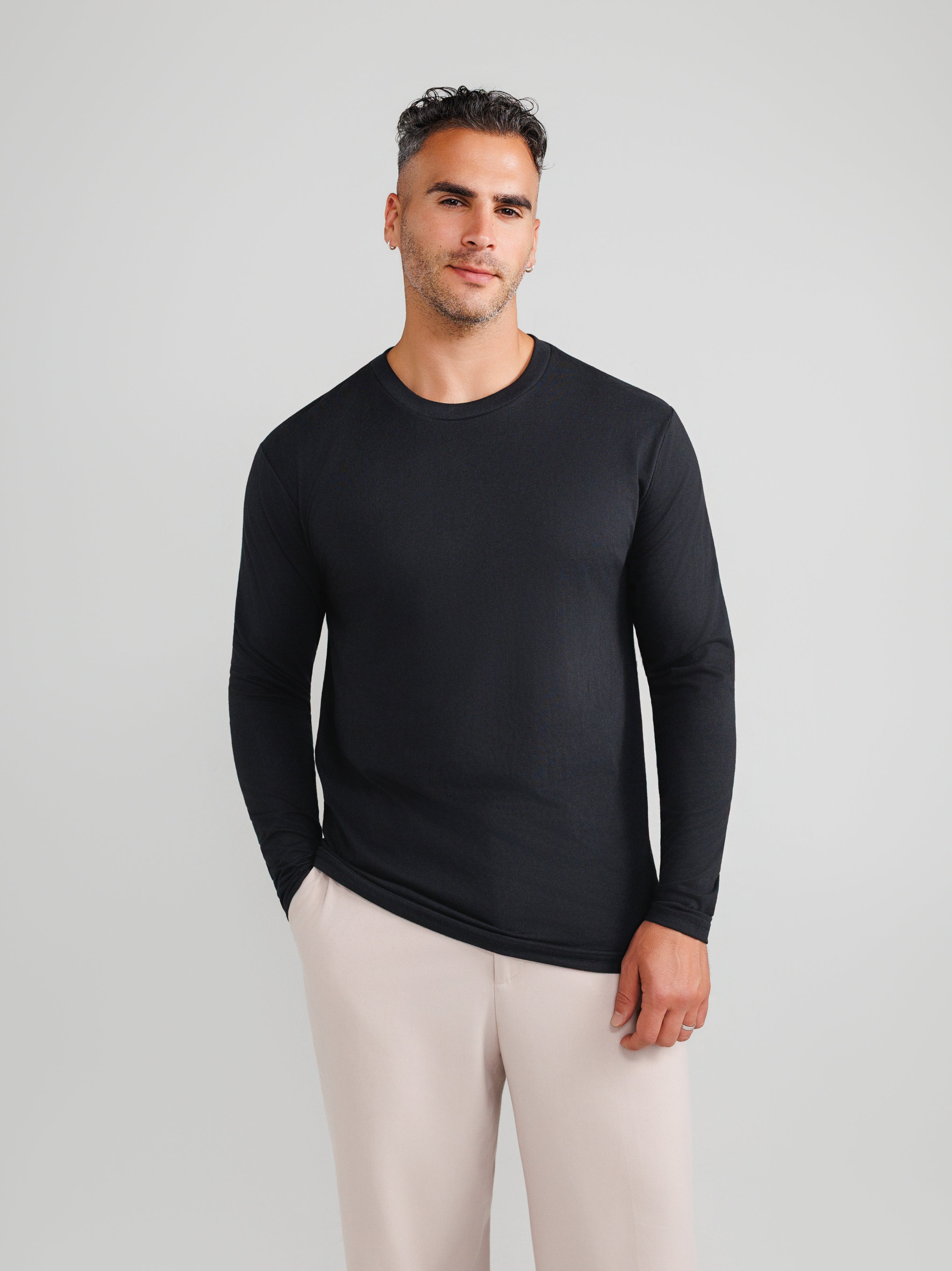 Black Long Sleeves 10-pack