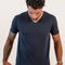 Magliette Blu Navy Scollo a V