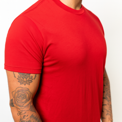Red Crew Neck