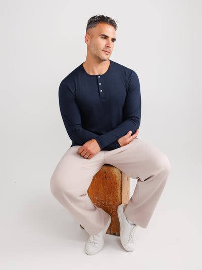 Navy Henley