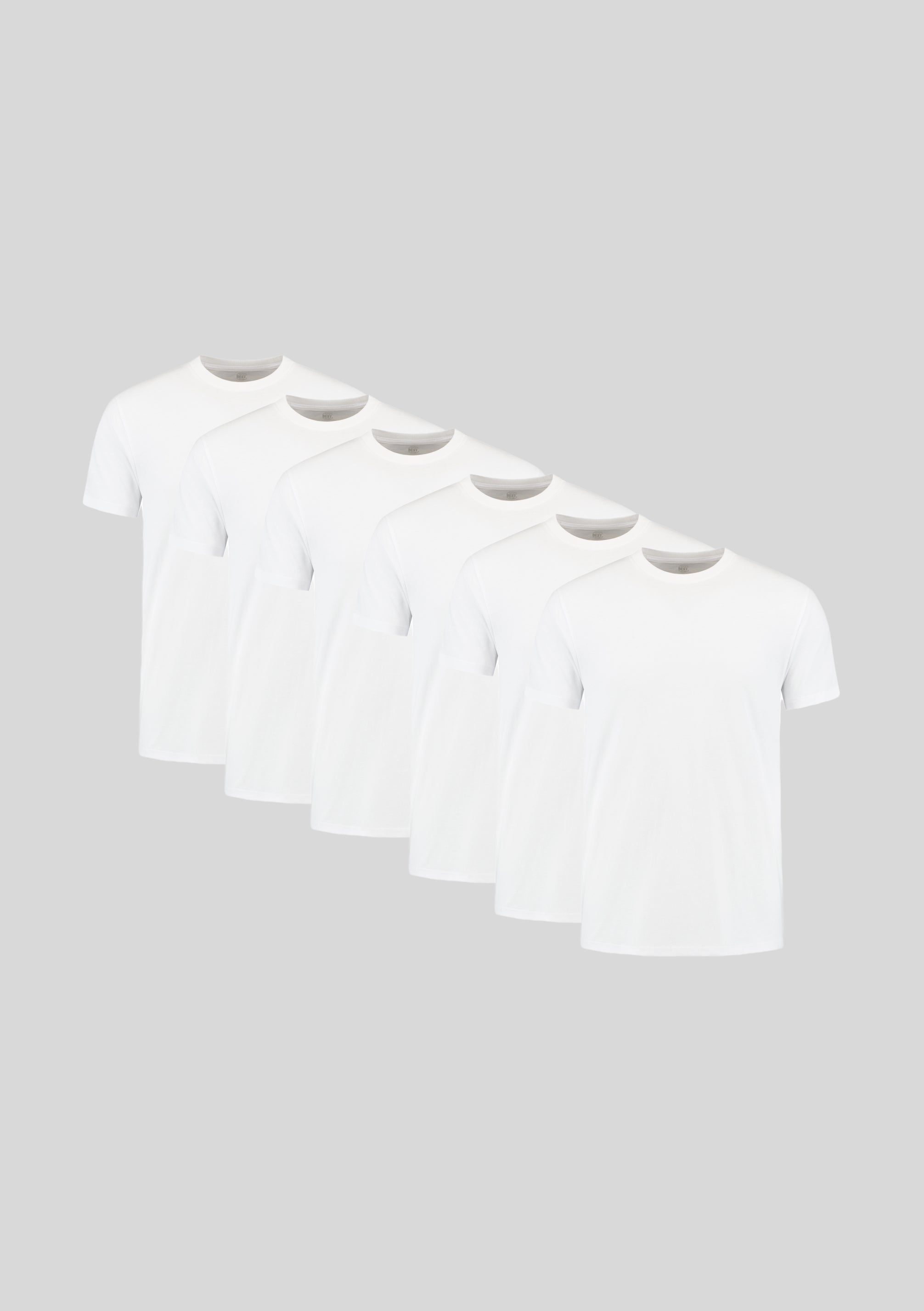 Pacco 6 Magliette Tutte Bianche