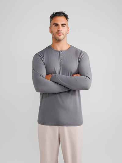 Dark Gray Henley